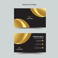 Vector business card and modern creative and minimal template