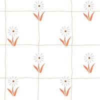 Graceful Petal Waltz Floral Fabric Reverie. vector