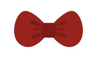 Vector bow tie illustrations on transparent background