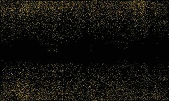 Vector gold shimmer glowing falling particles abstract background