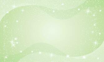 Vector realistic green and silver background