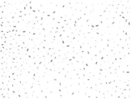 Luxury silver Rectangular glitter confetti background. White festive texture. vector