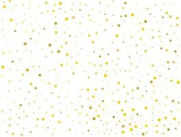 Gender Neutral Gold Square Confetti. Vector illustration