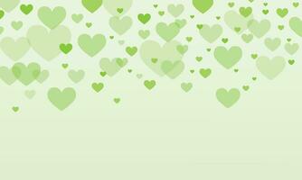Vector beautiful valentine's background with hearts