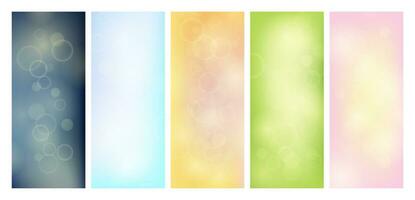 Abstract background with blur bokeh light effect vector