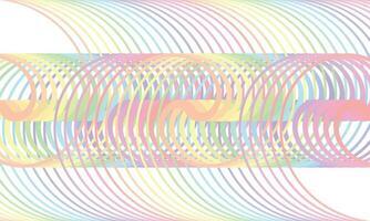 Abstract wave color rainbow gradient design element on white background of twist lines vector illustration