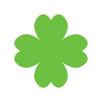 Vector irish shamrock leaves background for happy st. patrick s day