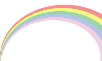 vector ilustración de el vistoso arco iris