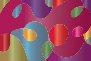Illustration of curve with gradient color background. vector