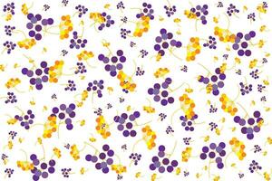 ilustración, resumen amarillo y Violeta Fruta antecedentes. vector