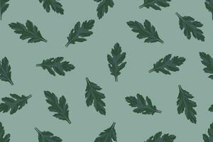 Illustration of leaf  on soft green background. vector