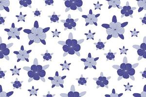 Illustration of Purple Wreath Sandpaper Vine flower background vector