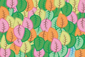 illustration of color leaf background. vector