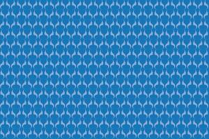 Illustration, Abstract pattern of the face on blue color background. vector