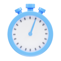 Stopwatch icon rendering 3d illustration element png