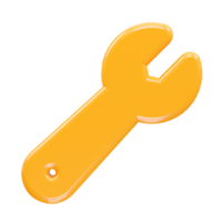 outils icône 3d le rendu élément illustration png