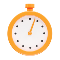 Stopwatch icon rendering 3d illustration element png