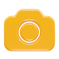 camera icoon illustratie 3d geven element png