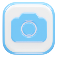 camera icoon illustratie 3d geven element png