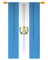 Guatemala flag vertical football pennant png