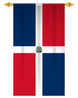 dominikanisch Republik Flagge Vertikale Fußball Wimpel png