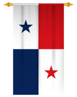 Panamá bandera vertical fútbol americano banderín png