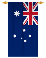 Australien flagga vertikal fotboll vimpel png