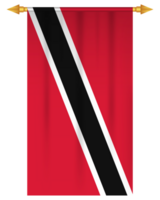 Trinidad en Tobago vlag verticaal Amerikaans voetbal wimpel png