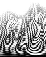 Wave stripe background. Ripple striped texture curve lines background vector