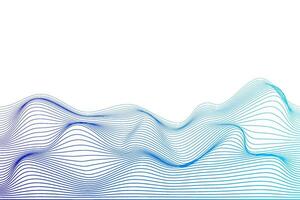 Abstract wave stripe background. Abstract wireframe landscape background vector