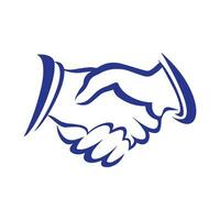 Handshake icon vector image