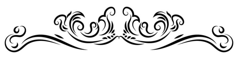 Border vector element with vintage style. Decorative ornament design for page, frame, template, paper, card, certificate.
