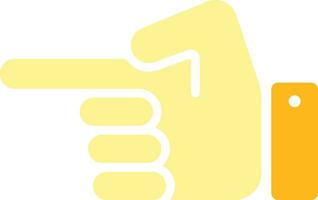Hand Pointing to The Side Icon vector