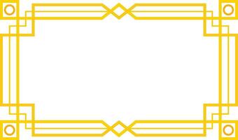 Futuristic Rectangular Landscape Decorative Frame vector