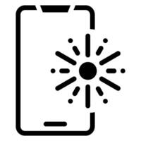 smartphone glyph icon vector