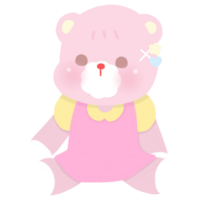 cute bear valentine png