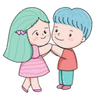 boy and girl lovely png