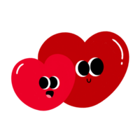 hjärtan tecknad serie ikon. png