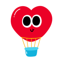 Hot air balloon cartoon cartoon icon. png