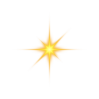 platzen Strahl glühend Licht Star mit funkeln png