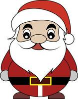 cartoon santa claus design vector