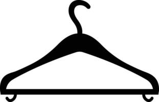 Clothes Hanger Icon in flat style. isolated on use in Laundry, Wardrobe. Fitting Room Symbol for Info Graphics, Design Elements, vector for apps and website