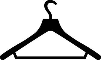 ropa percha icono en plano estilo. aislado en utilizar en lavadero, armario. adecuado habitación símbolo para informacion gráficos, diseño elementos, vector para aplicaciones y sitio web