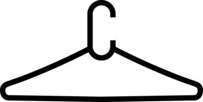 Clothes Hanger Icon in flat style. isolated on use in Laundry, Wardrobe. Fitting Room Symbol for Info Graphics, Design Elements, vector for apps and website