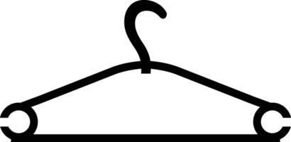 Clothes Hanger Icon in flat style. isolated on use in Laundry, Wardrobe. Fitting Room Symbol for Info Graphics, Design Elements, vector for apps and website