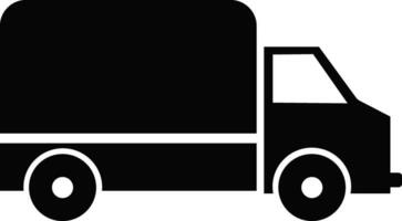 delivery truck icon in flat style. isolated on  design use for Fast moving shipping delivery truck art vector for transportation symbol apps and websites