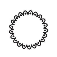 Circular decorative elements for related graphic purpose. Circular frame ornamental graphic elements. vector