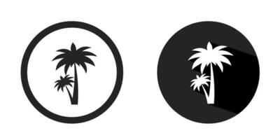Coco árbol logo. Coco árbol icono vector diseño negro color. valores vector.