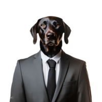 ai generiert süß und glücklich Hund auf transparent Hintergrund png, einfach zu verwenden. png