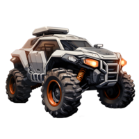 AI generated Modern concept car off road vehicle png